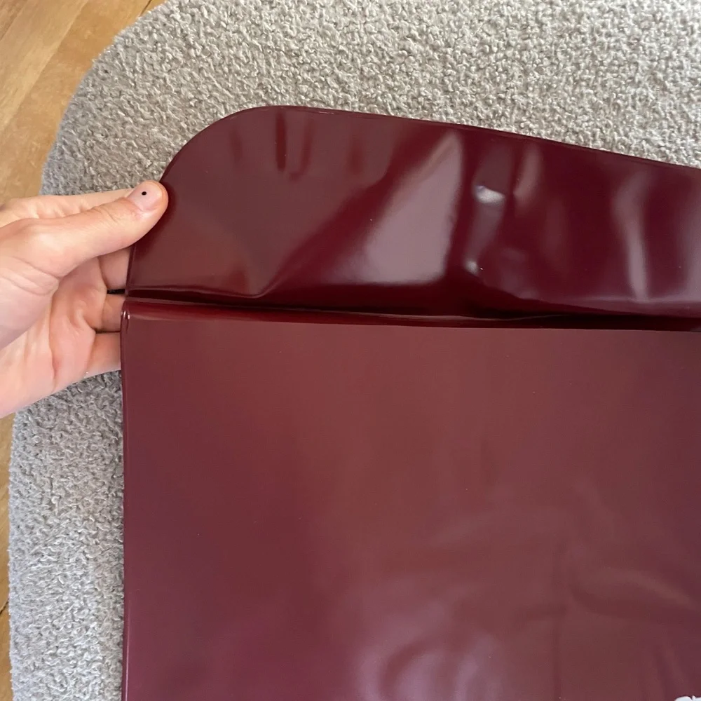 Montana Maroon Plastic Document Holder